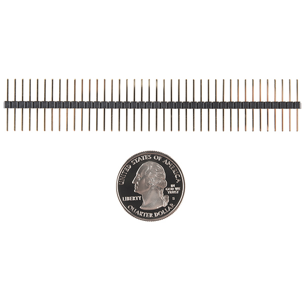 Break Away Headers - 40-pin Male (Long Centered, PTH, 0.1")
