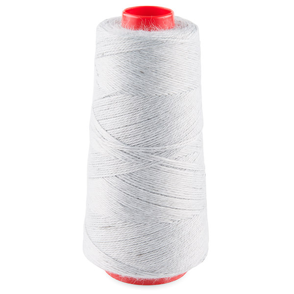 Conductive Thread Bobbin - 30ft (Stainless Steel)