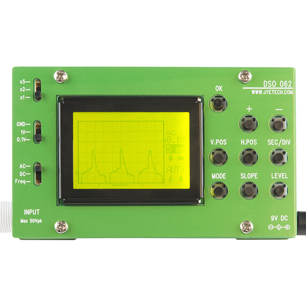 Treedix Oscilloscope DIY Kit WAVE2 2-Channel Portable Dual-Channel Handheld Touch Screen Digital Oscilloscope 