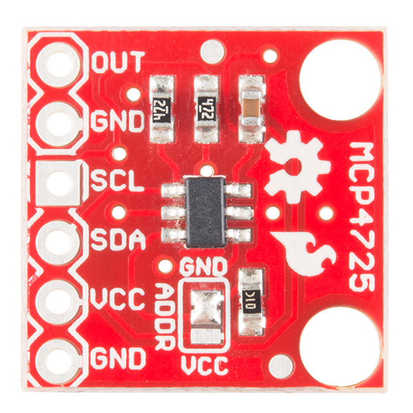 MCP4725 I2C DAC Breakout Development Board Module 2.7-5.5V CHIP 55B 