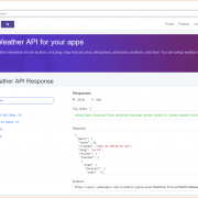 IoTuesday: Using Yahoo's Weather API