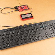 Qwiic Digital Desk Sign with MicroMod