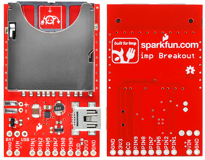 Top/bottom view of imp breakout