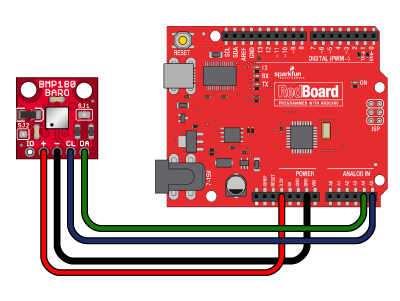 sensor pressure nodemcu Sensor Barometric BMP180 Hookup Pressure  learn.sparkfun.com