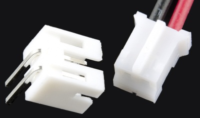 Male and female 2.0mm PH series JST connectors