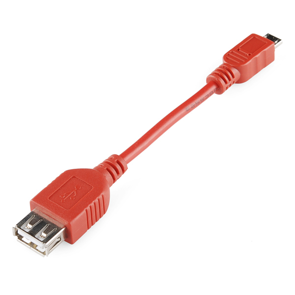 USB-A female to USB-Micro adapter