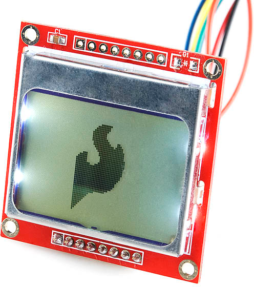 Graphic LCD Lit Up