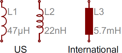 Inductor Symbols