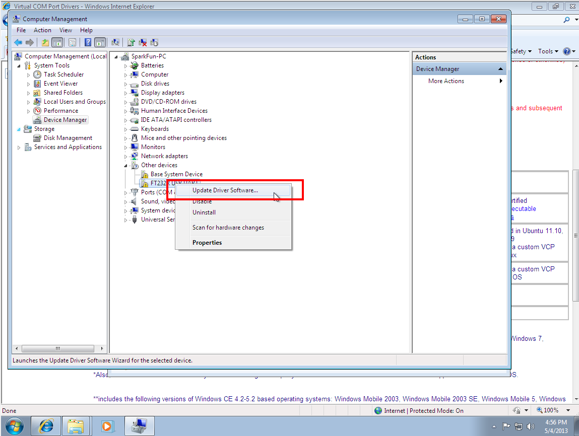 ft232r usb uart driver windows 7 download