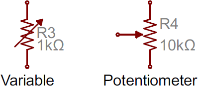 tapped resistor symbol