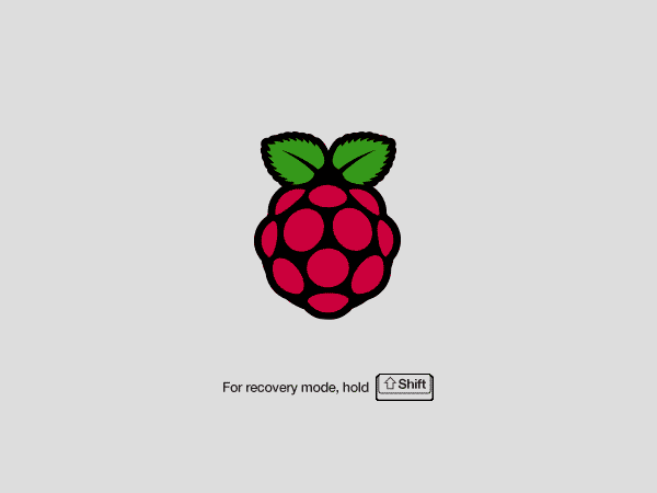 Raspberry Pi recovery mode wallpaper