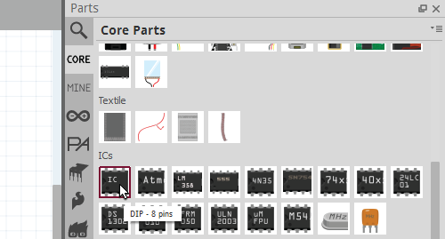 fritzing part not shopwin gup ion library