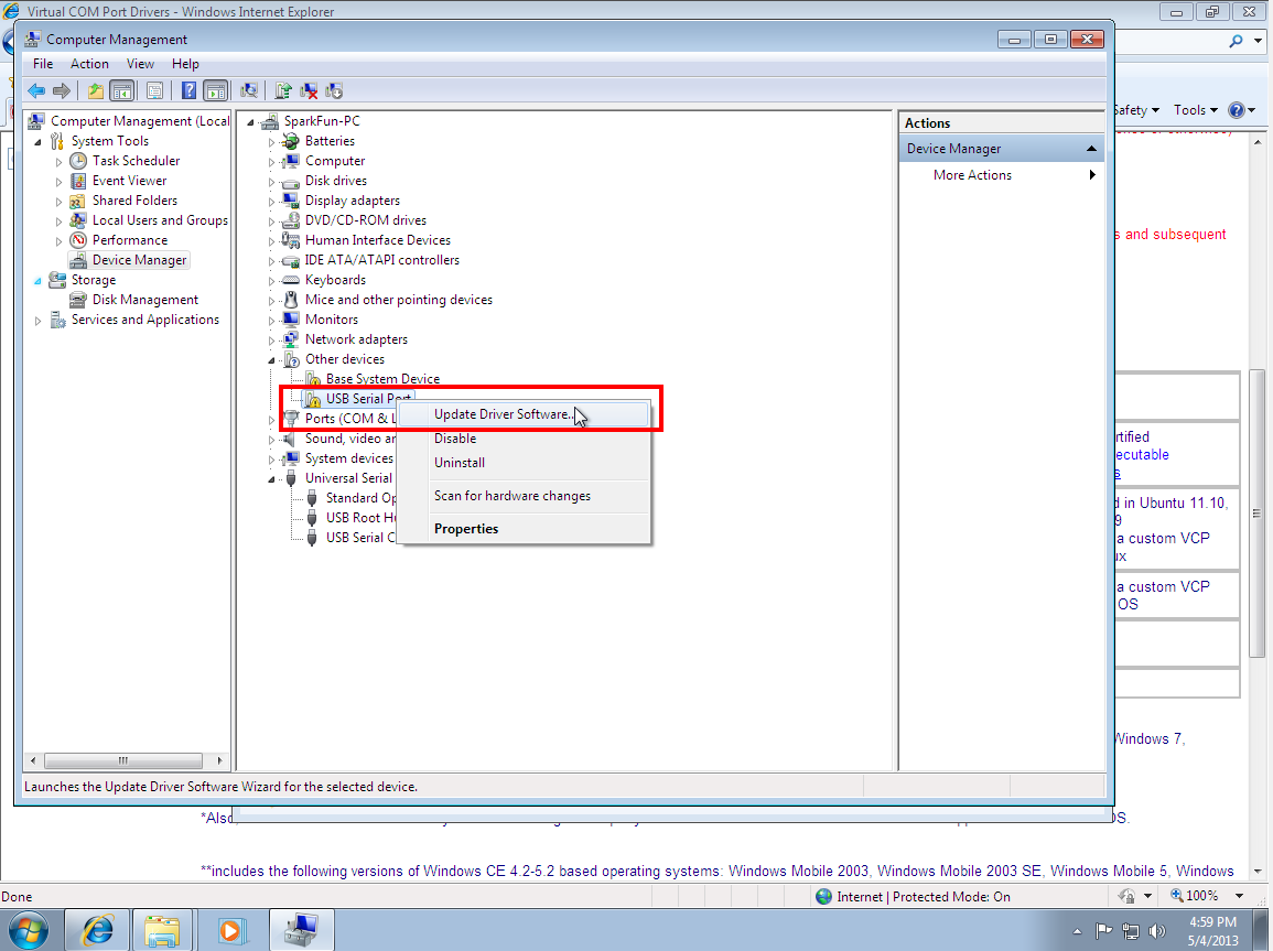 How To Install Ftdi Drivers Learn Sparkfun Com
