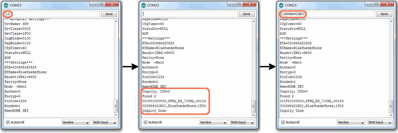 Android Bluetooth Serial Port Baud Rate