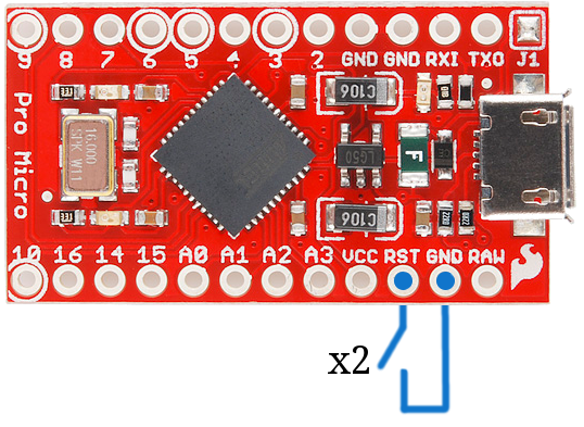 Pro Micro - 5V/16MHz - DEV-12640 - SparkFun Electronics