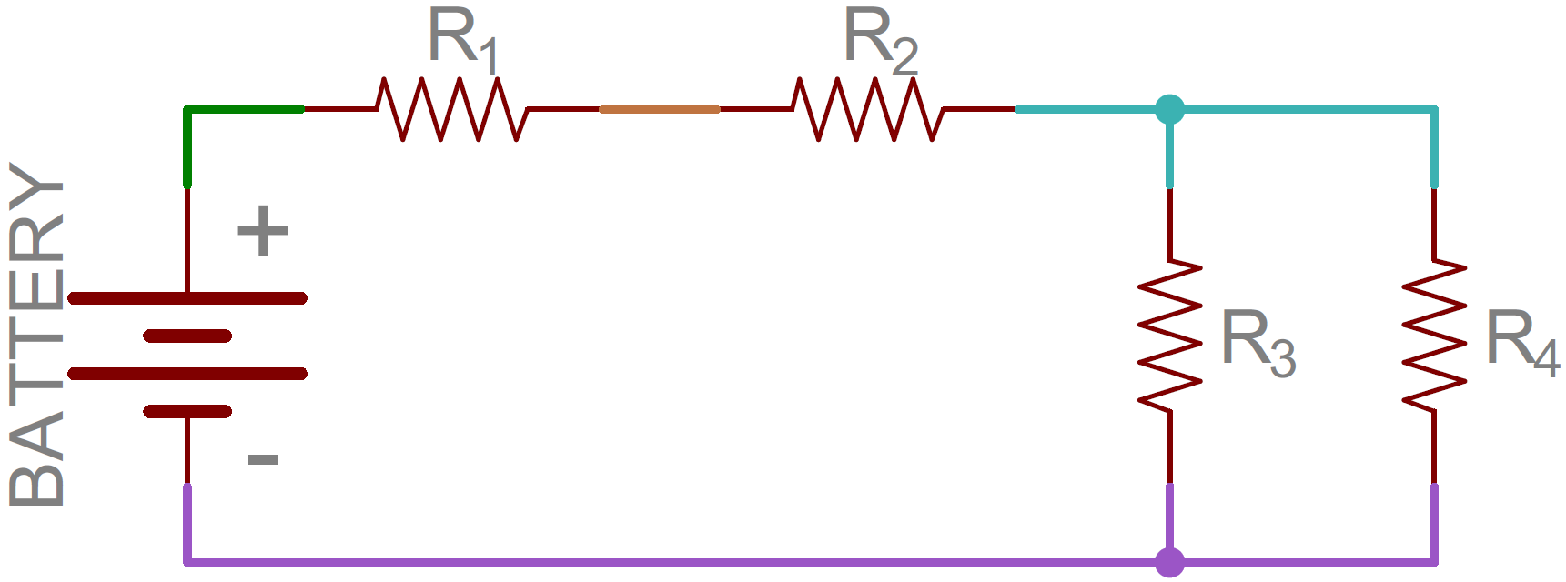 Simple Diagrams Of Series And Parallel Circuits