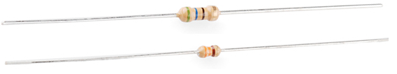 1/2 and 1/4W resistors