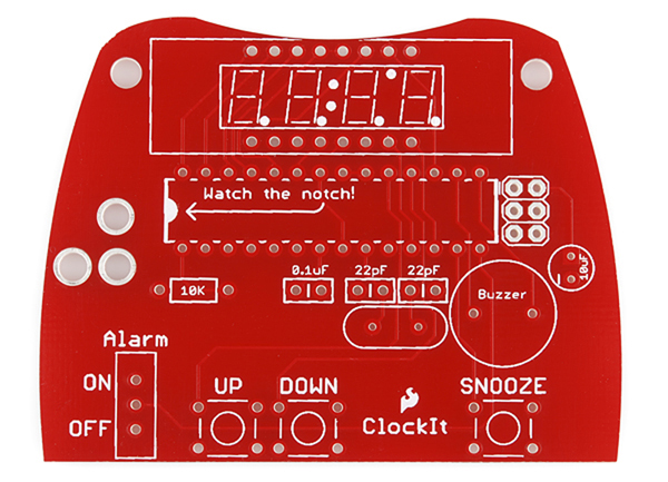 PCB خالی از کیت ClockIt