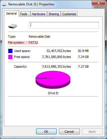 sd card formatter fat32