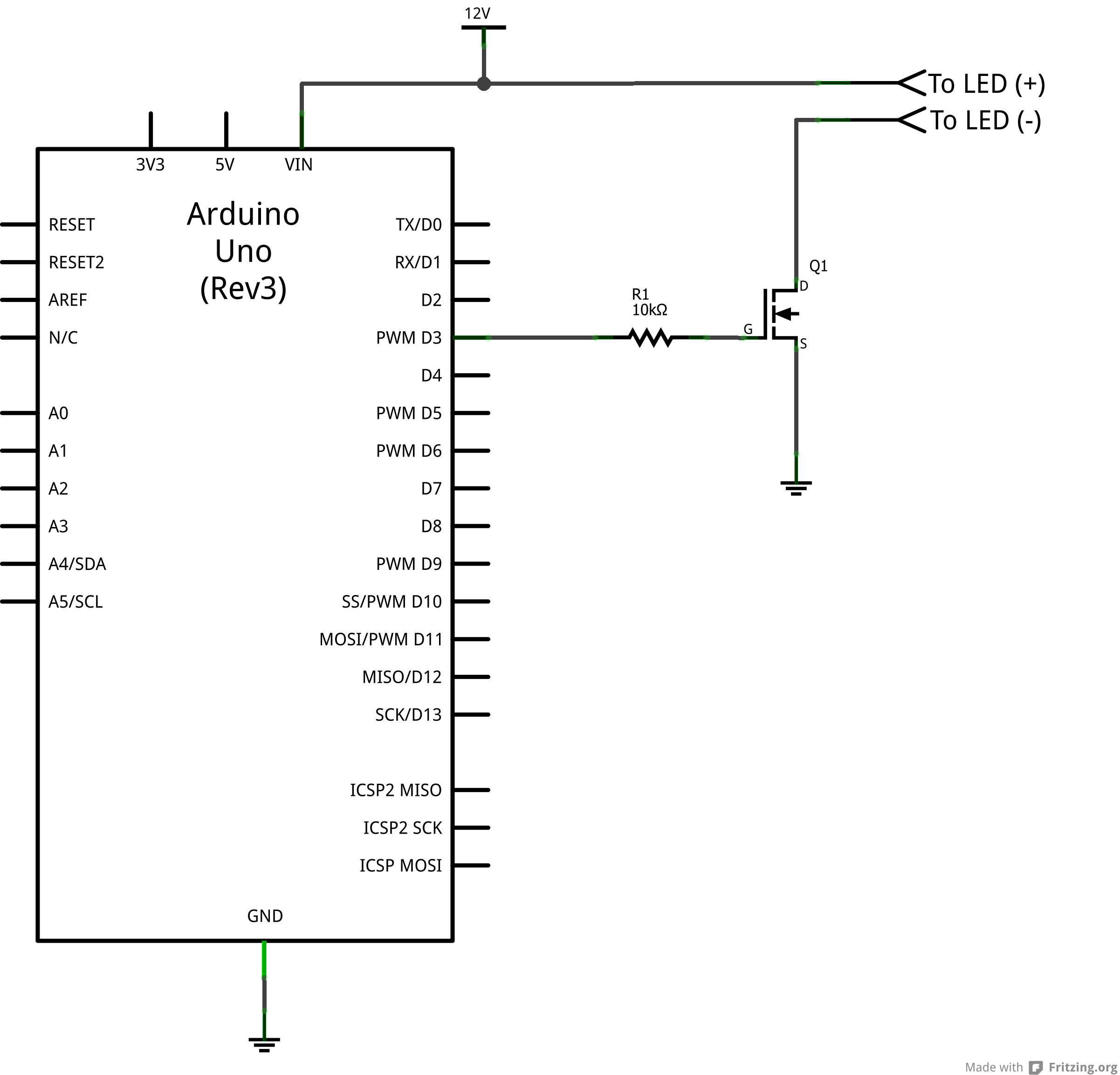 Led Circuit Example Wiring Diagram