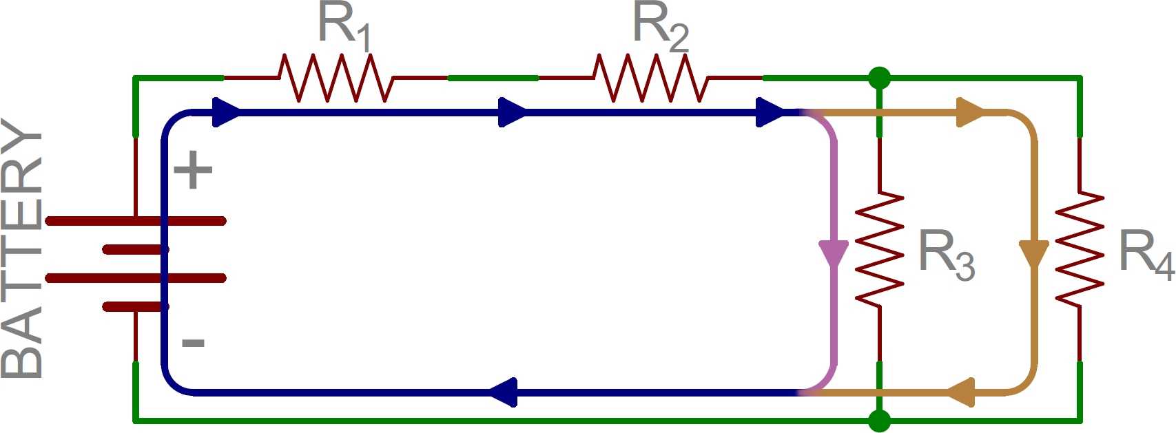 simple series circuit diagram for kids