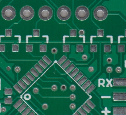 Electronics chip board. Printed circuit board electronic high-tech