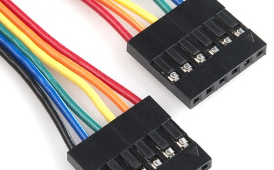 Crimp connected header cable