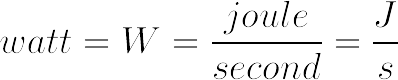 watt formula electrical