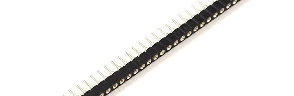 Female machine pin headers