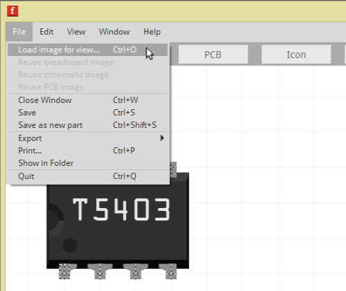 create parts in fritzing