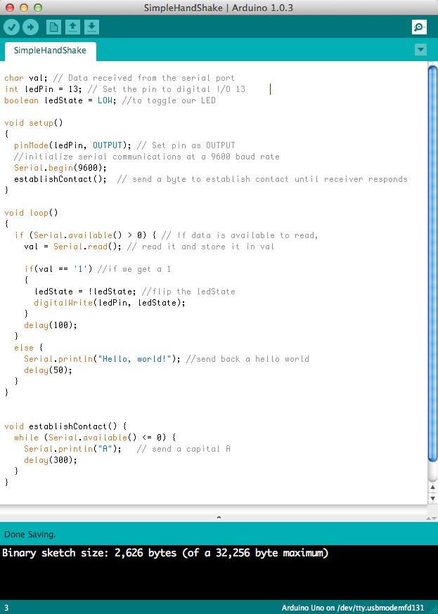 serial library processing example