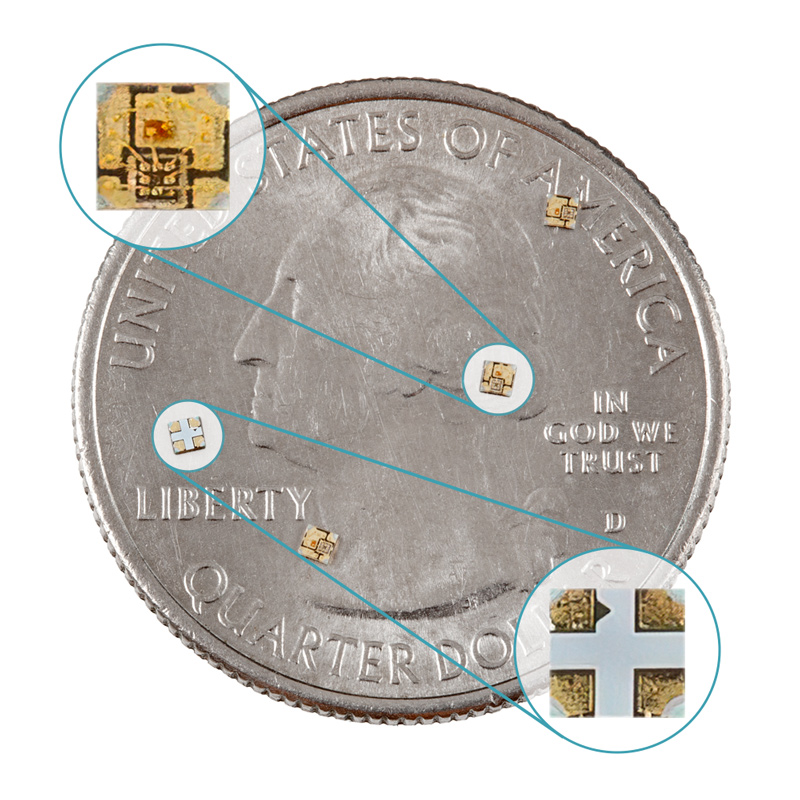 Small addressable led outlet