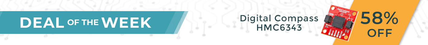 Deal of the Week: SparkFun Digital Compass - HMC6343 (Qwiic) 58% Off