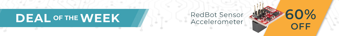 Deal of the Week: SparkFun RedBot Sensor - Accelerometer 60% Off