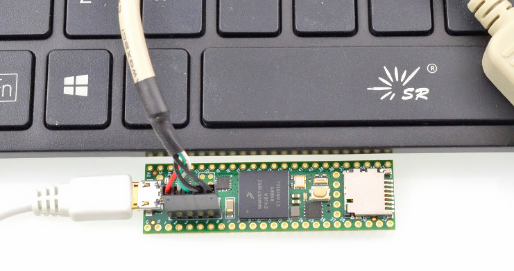 Teensy's two USB ports