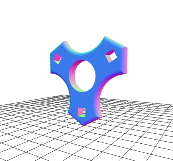 3D Rendering of my fidget spinner model
