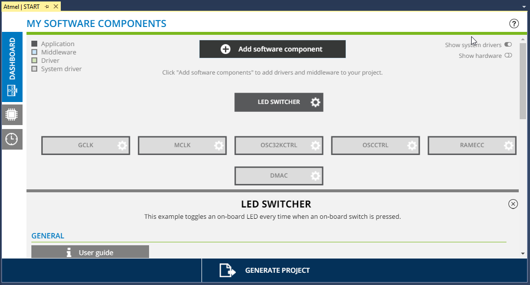 Atmel START User Guide