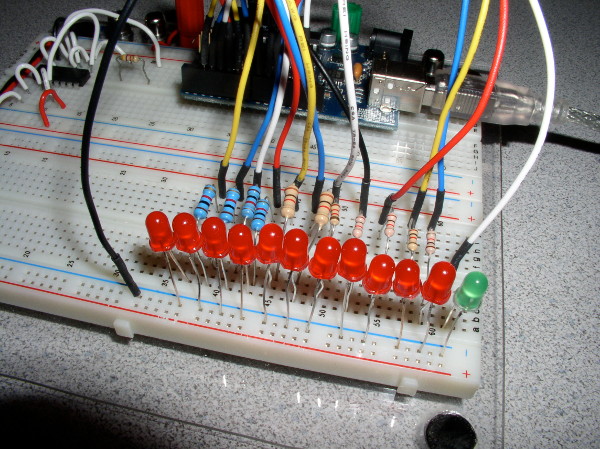Arduino used to control LEDs