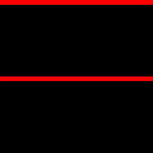 animated gif showing two red lines scrolling down a black square, representing the scan pattern of a 1:16 panel