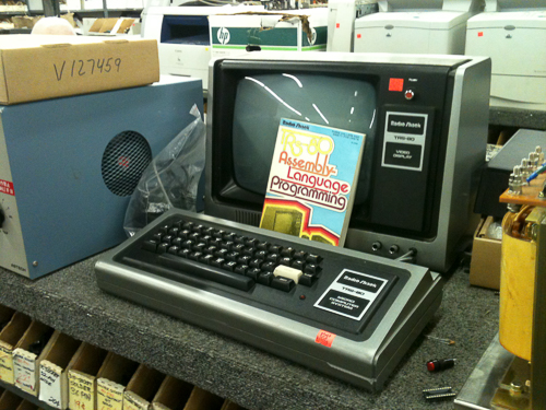 A Radio Shack TRS-80 from the late 70s
