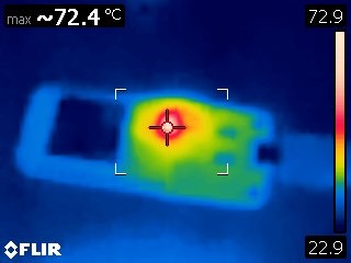 FLIR image of a toasty CP2012