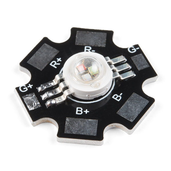 High Power RGB LED on a PCB