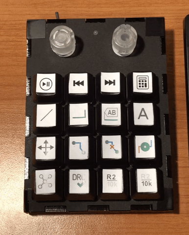 Gif of keyboard connected over bluetooth