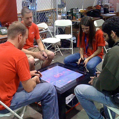 SparkFun's 2008 Maker Faire Booth