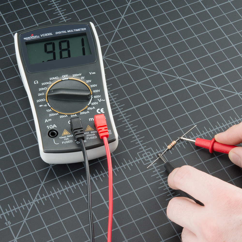 LCD Digital Multimeter Volt meter AC DC Voltage Tester Leads Set Circuit Checker 