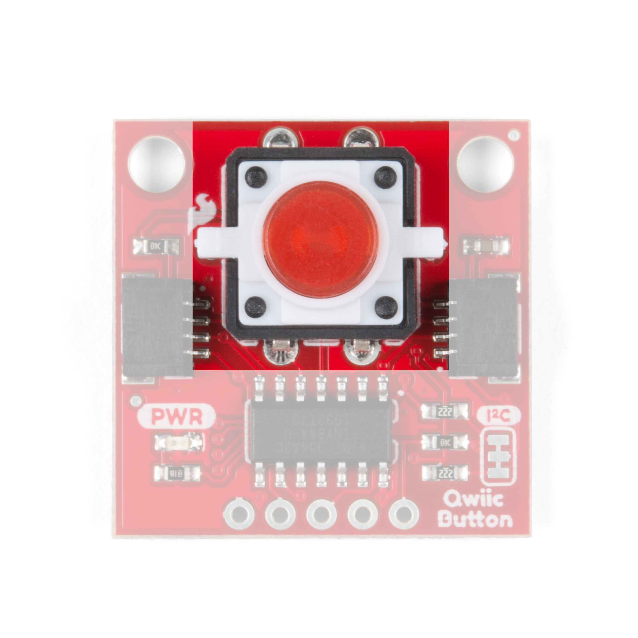 Qwiic Button Red LED - Modul mit einer Taste - rote LED - SparkFun