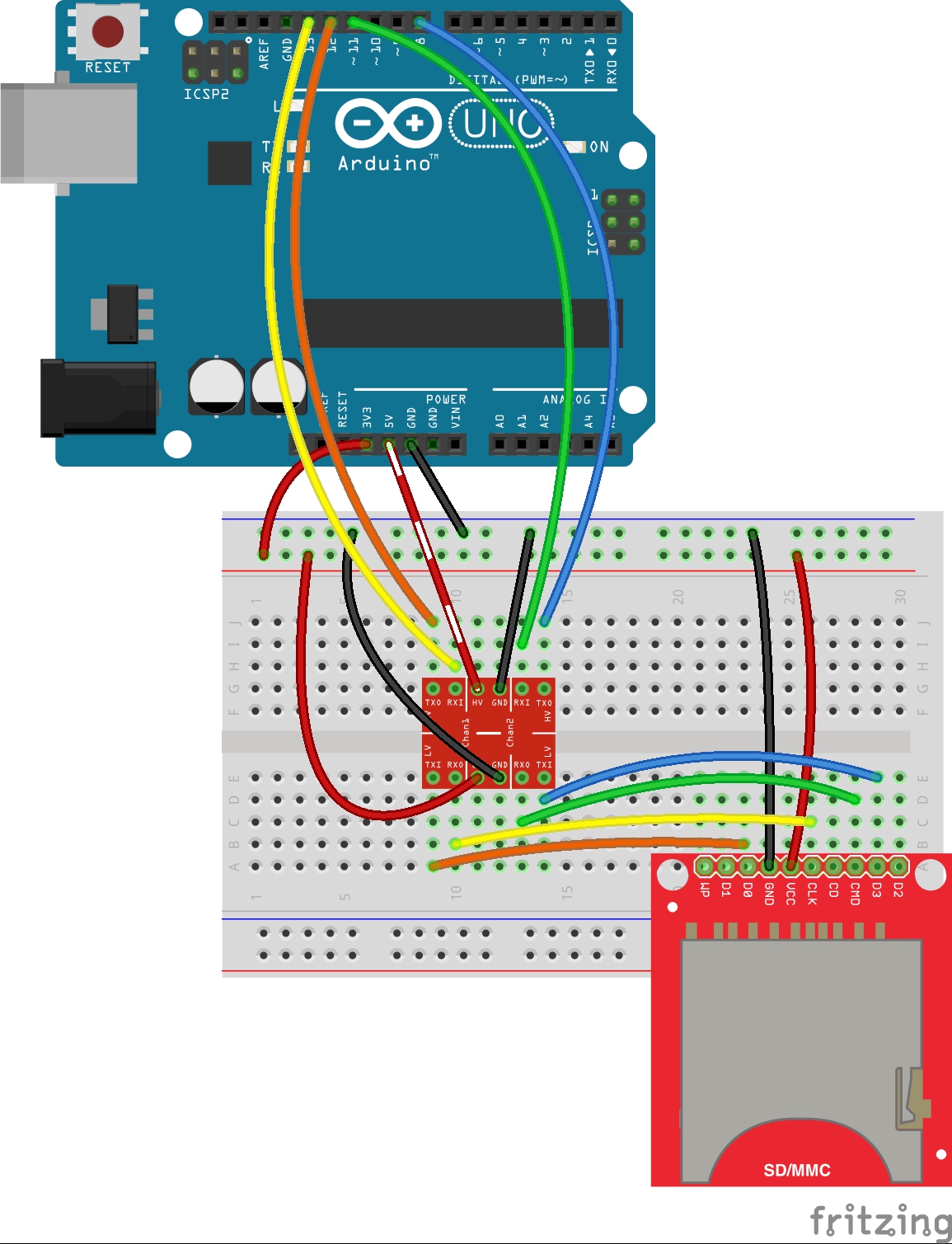 microSD Socket for Transflash - PRT-00127 - SparkFun Electronics