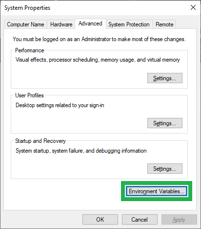 How to you add a parameter to an executable in Windows 10? - Super