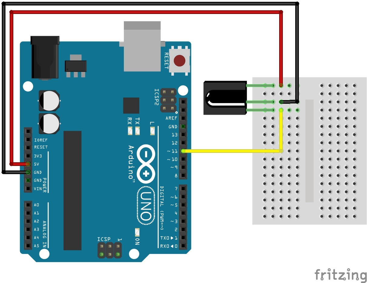 arduino uno - KY-022 IR receiver, LED always on, no output - Arduino Stack  Exchange
