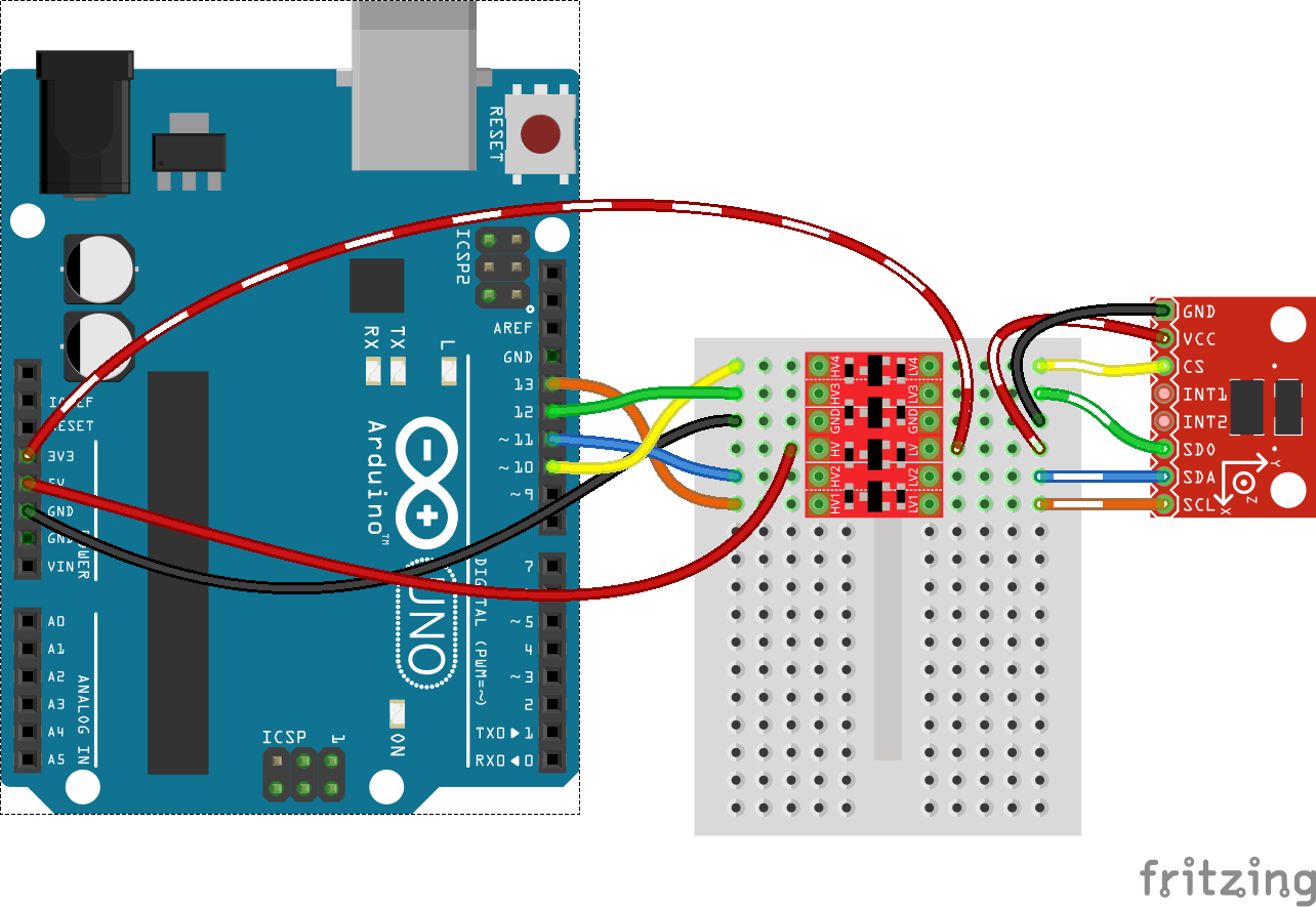 Level converter arduino схема